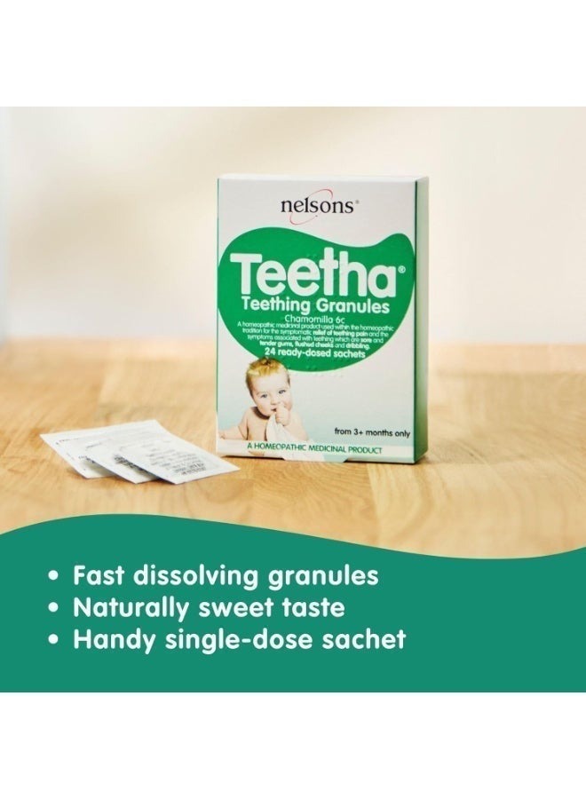 Nelsons Teetha Teething Granules, 24 Sachets - Image 3